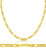 14k Gold 4.0 mm Figaro Chain 26 Inches