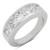 18k White Gold Princess 5 Stone Diamond Ring 3.0 CTW 7.0mm