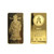 24k Gold 10 Gram God of Wealth Gold Bar .9999 Fine (w/COA)  Pendant