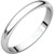 Sterling Silver 2.5mm High Polished Comfort Fit Wedding Band