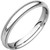 Continuum Sterling Silver 3mm High Polished Comfort Fit Milgrain Wedding Band