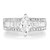 14K White Gold 11mm 2.51 Ctw Marquis Diamond Band