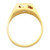 14k Yellow Gold Mens Nugget 1/2 Ct. Diamond Solitaire Ring 8.5mm Wide