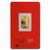 24k Gold 5 Gram Pamp Suisse Year of the Rabbit Bar Encased in 14K Gold