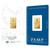 24k Gold 5 Gram Pamp Suisse .999 Rose Bar Pendant Encased in 14k Gold