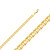 10k Gold 4.6mm Mariner Bracelet 7 Inches