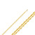 10k Gold 2.5mm Mariner anklet 9 Inches