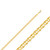 10k Gold 3.1mm Mariner chain 16 Inches