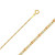 14k Gold 2.4mm Tri-color Valentino Chain 24 Inches