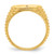 14k Gold 17.0mm Coin Ring With A 22k 2 Peso  Gold Coin