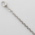 Platinum Diamond Cut Rolo Chain Necklace 2.8mm Wide 30 Inches