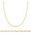 18K Yellow Gold 2mm Figaro Chain 22 Inches