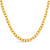18K Yellow Gold Diamond Cut Rolo (cable) Link Chain, 5mm Wide 24 Inches