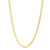 14K Yellow Gold 3.5mm Bismark Chain Necklace 7.25 Inches