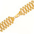 10k Gold President Jubilee Necklace 16mm Wide 28 Inches