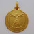 14K Gold 14MM Round Da Vinci Medal