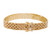 14k Yellow Gold 5 Row 12mm Panther Bracelet 7 1/2 Inches