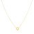 14K Yellow Gold Star of David Necklace 18 Inches 10mm wide