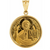 1/5 Oz 2023 Jesus Gold Coin Encased in 14k Gold Pendant