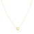 14k Yellow  Gold 12mm by 17mm  Star of David Necklace