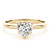 18k Yellow Gold 1.5 Ctw Heart Diamond Solitaire Engagement Ring