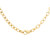 14K Yellow Gold 6.3mm Handmade Rolo Chain Necklace 18 Inches
