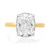 18K and Platinum GIA Certified 2.70ct Cushion Diamond Solitaire Ring