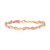 14k Tri-Color Gold Diamond Cut Bracelet  5.4mm Wide 14k Tri-Color Gold Diamond Cut Bracelet  5.4mm Wide