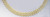 18k Yellow Gold 5 Row 12mm Panther Necklace 17 Inches