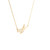 14K Gold Faravahar Necklace 40.0 mm x 15.0 mm