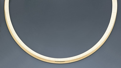 16 inch gold omega necklace Clearance