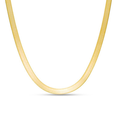 14k Gold 5.2mm Herringbone Chain 20 Inches | Sarraf.com