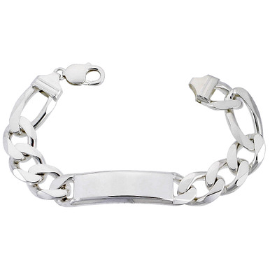 ブレスレット Figaro Chain Bracelet with A13 Logo #5946 3mm Figaro Bracelet - 6 ICE