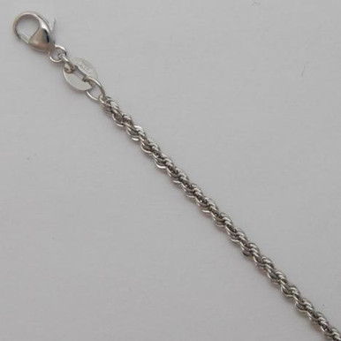 Platinum 2.0 Mm Rope Chain 20