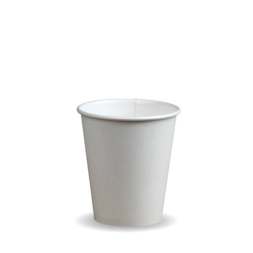 7oz White Compostable Single Wall Cup