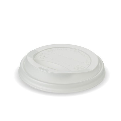 12/16oz White CPLA Coffee Cup Lids