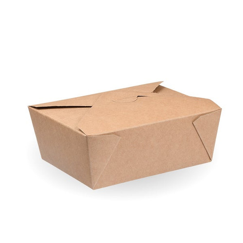 #4 Kraft Hot Food Box - 180/Carton