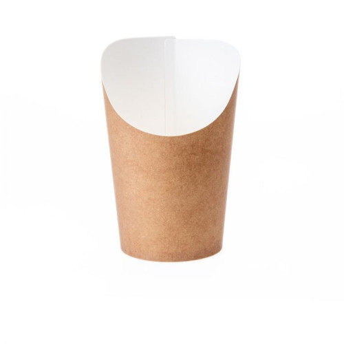 12oz Fries Cup White/Kraft