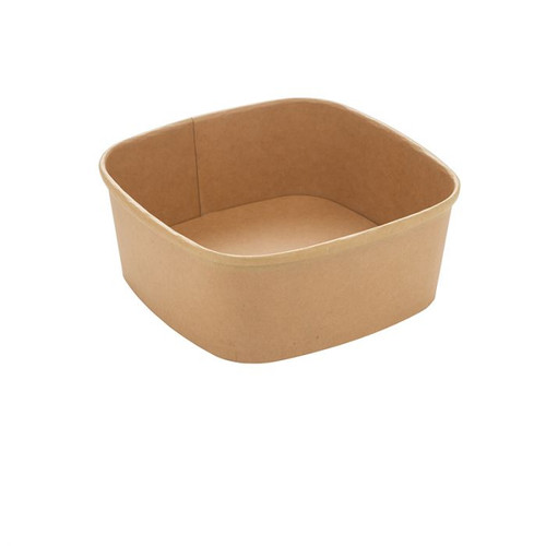 1000ml Square Paperboard Tray KRAFT