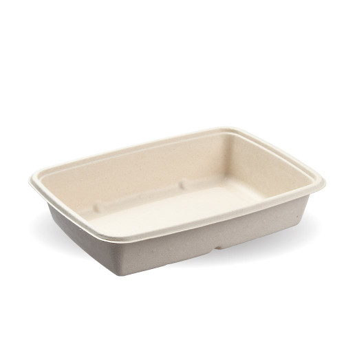 950ml BioCane Natural Pac Rectangular Trays