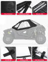 Polaris RZR Pro XP / Turbo R Soft Cab Upper Doors