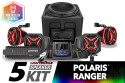 Polaris Ranger XP1000 V-Spec 5-Speaker Audio System w/JVC Polaris Ranger XP1000 V-Spec 5-Speaker Audio System w/JVC