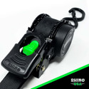 Rhino USA Retractable Ratchet Straps (4Pk 1Inx10Ft) (Green)