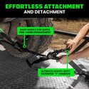 Rhino USA Heavy Duty Vehicle Tie Down Kit (Snap Hook) Rhino USA Heavy Duty Vehicle Tie Down Kit (Snap Hook)