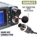 GMR25 Waterproof GMRS Mobile Radio Kit with External Speaker