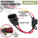 GMR25 Waterproof GMRS Mobile Radio Kit with External Speaker