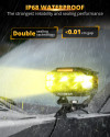 V-MAX Series Spot Beam Side Shooter LED Pod Lights with Amber DRL