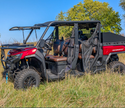 Black River CF Moto U10 Pro Tip-Out Full Glass Windshield