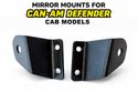 Can-Am Defender Pro-Fit Side View Mirrors (Pair)