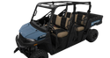 Polaris Ranger Crew SP570-4 (Midsize) Ruff Tuff Seat Covers (Sandstone / Black)